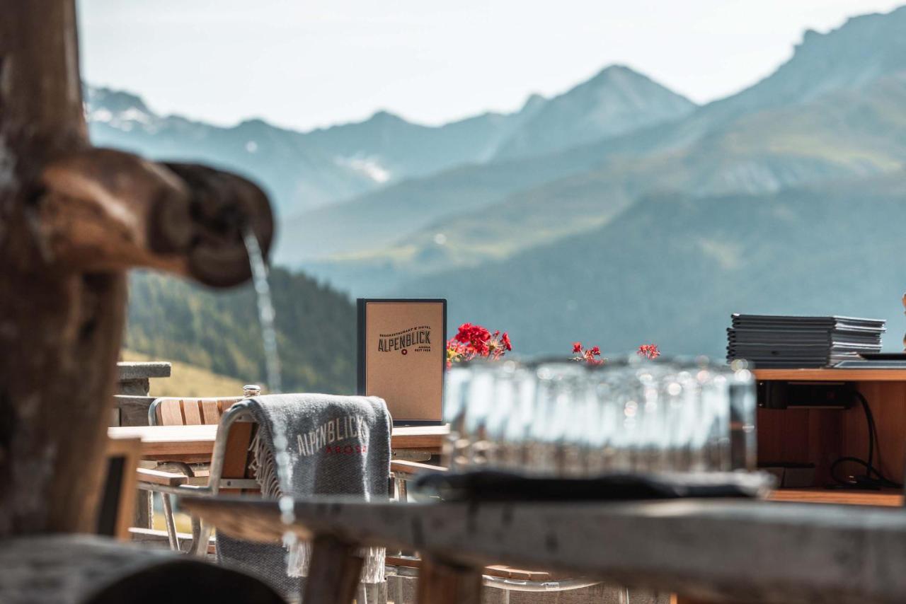 Alpenblick Bergrestaurant & Hotel Ароза Екстер'єр фото