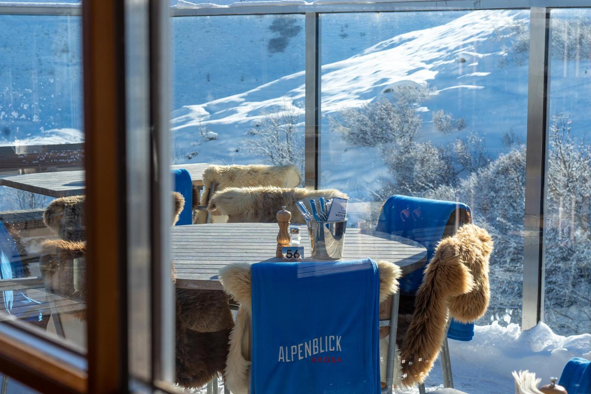 Alpenblick Bergrestaurant & Hotel Ароза Екстер'єр фото